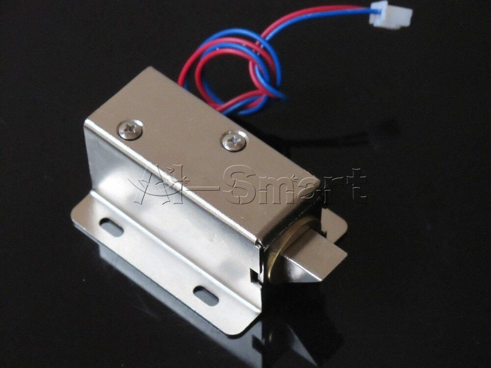 Assembly Electric Solenoid Lock Tongue Upward for Door Cabinet Drawer DC12V 0.6A