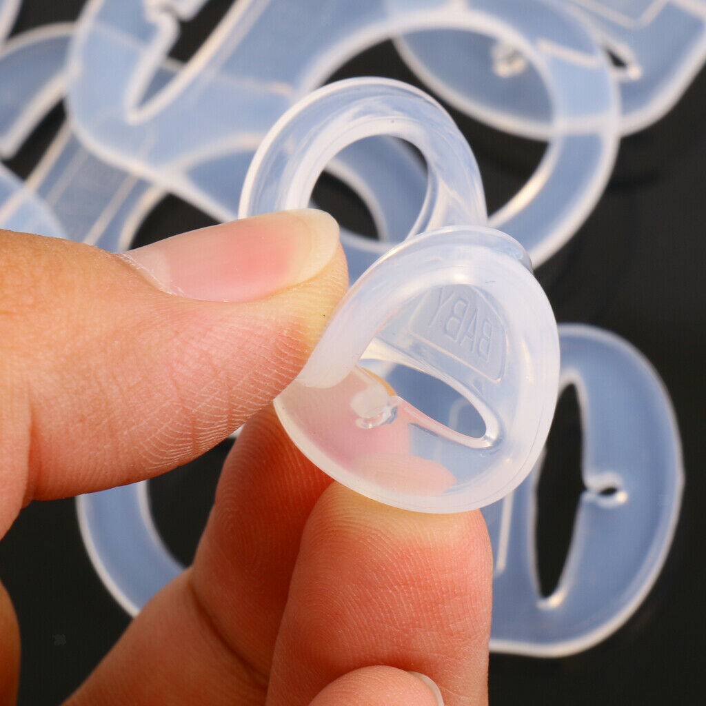 20 Pieces Silicone Button  Dummy Pacifier