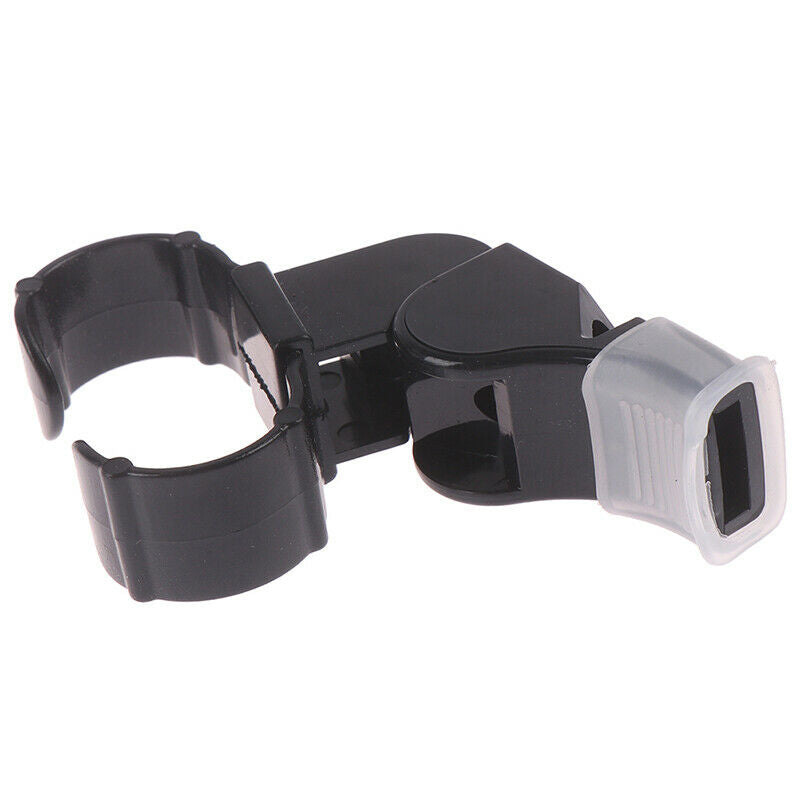Black Plastic Pealess Finger Grip Sports Skate/Football Referee Mouth Whi.l8
