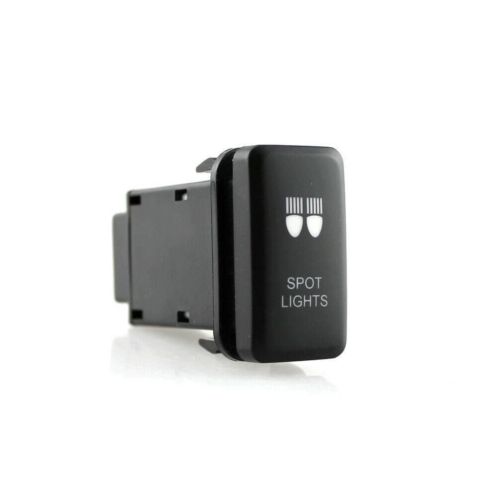 2Pieces Work & Spot Light Push Switch Blue LED Bar for  FJ Cruiser