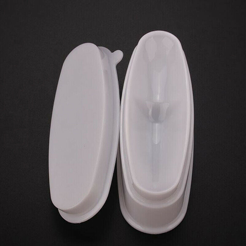 French Smile Line Sculpture Tips Acrylic Guide Box Dip Tray Mold Nail Art ToSJ