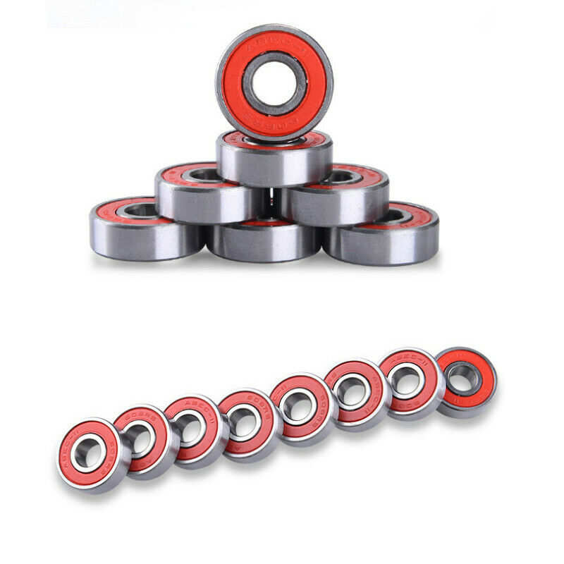 8X Skateboard Bearing Longboard Skate Wheel High-Speed Silent Replace Accessory