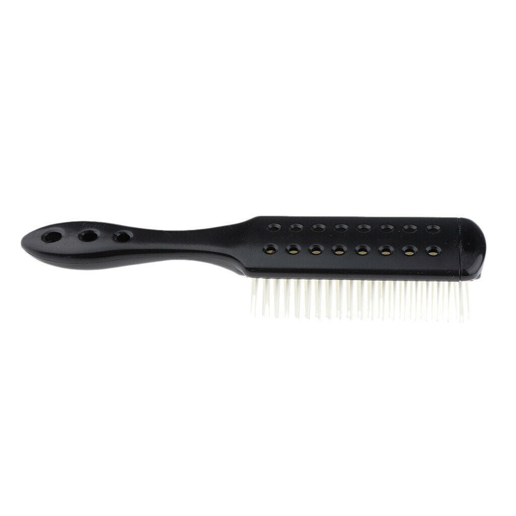9 Row Vented Hairbrush Detangling Hair Styling Brush for Wet Dry Long Hair Black