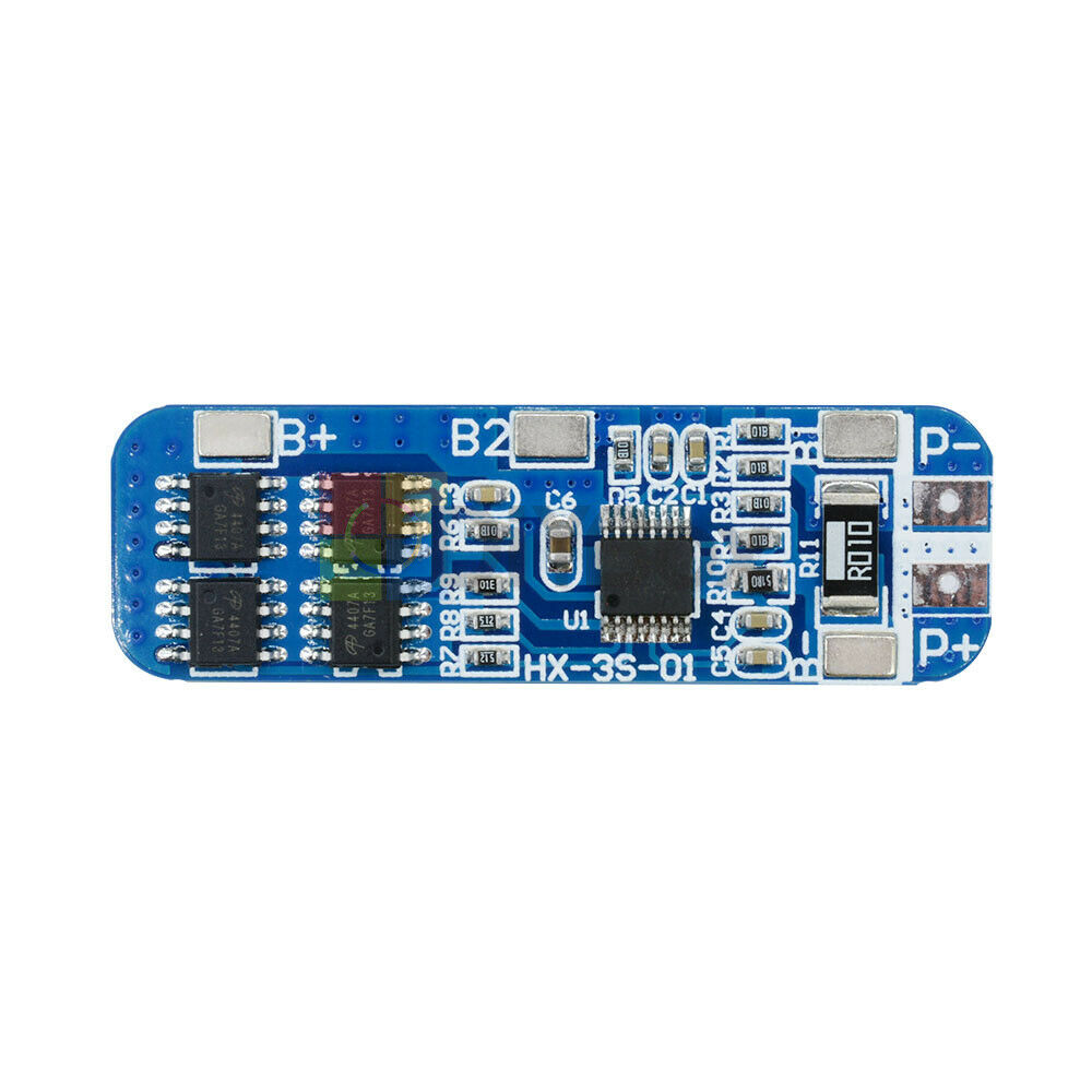 3S 10A 18650 Li-ion Lithium Battery Protection Board  3.7V  HX-35-01 BMS Charger