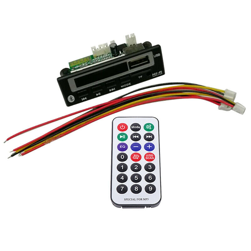MP3 WMA WAV Bluetooth 5.0 Decoder Board 5V 12V Wireless USB TF FM Radio ModuleA9