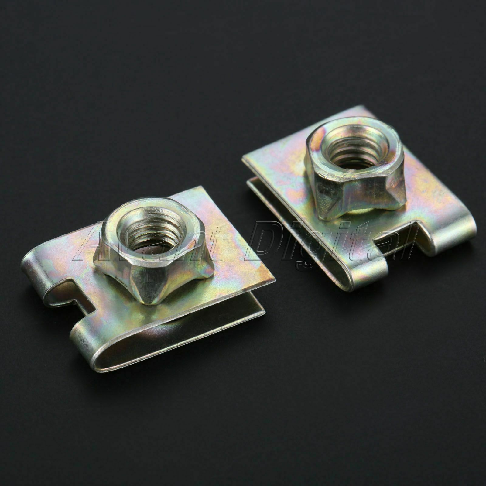 Wholesale 20Pcs Car Nuts Speed Clips-U 22x16mm Fasteners Retaining Rivets Metal