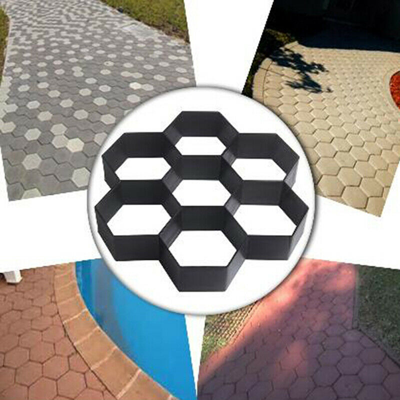 Garden concrete molds paving brick For DIY Plastic Path Maker Mold Paving CeADD