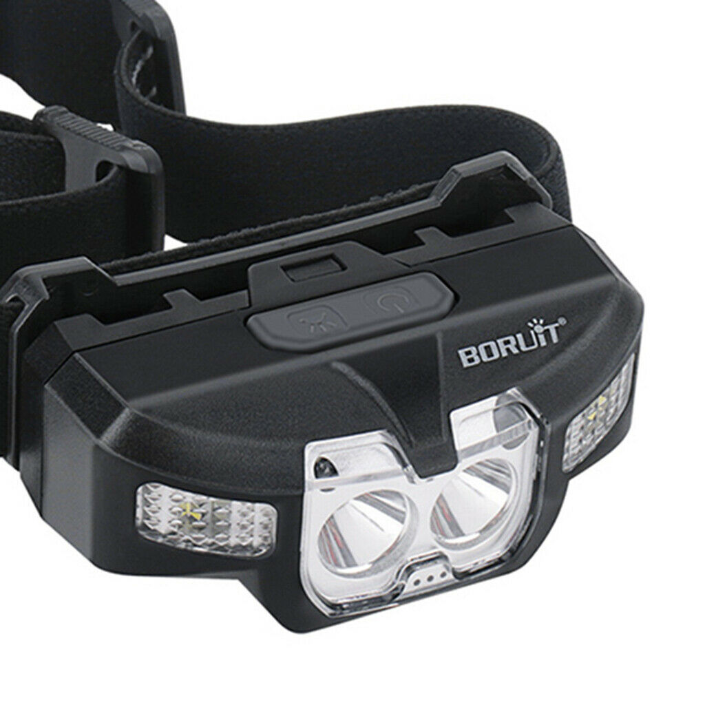 LED Motion Sensor Headlamp 5 Lighting Modes IPX4 Head Lamp Flashlights