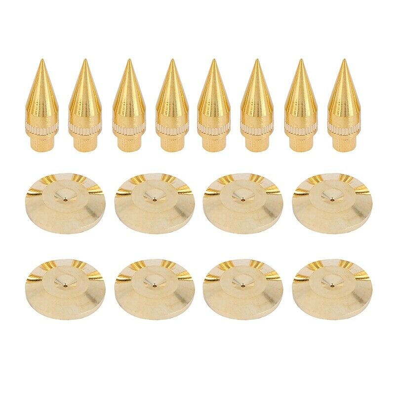 8 Pairs 6 X 36Mm Copper Speaker Spike Isolation Stand + Base Pad Feet Mat SpeaW3