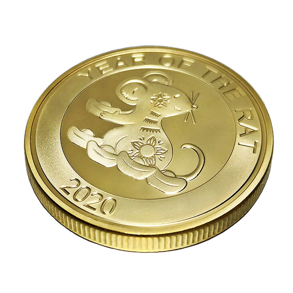 2020 Zodiac Commemorative Souvenir Challenge Coins Collection Gift Golden