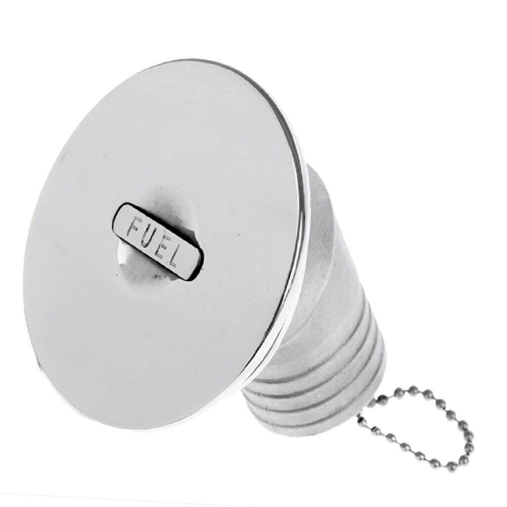 Stainless Steel Boat Deck FUEL 2 '' Boat Deck Fill Filler With Keyless Lid