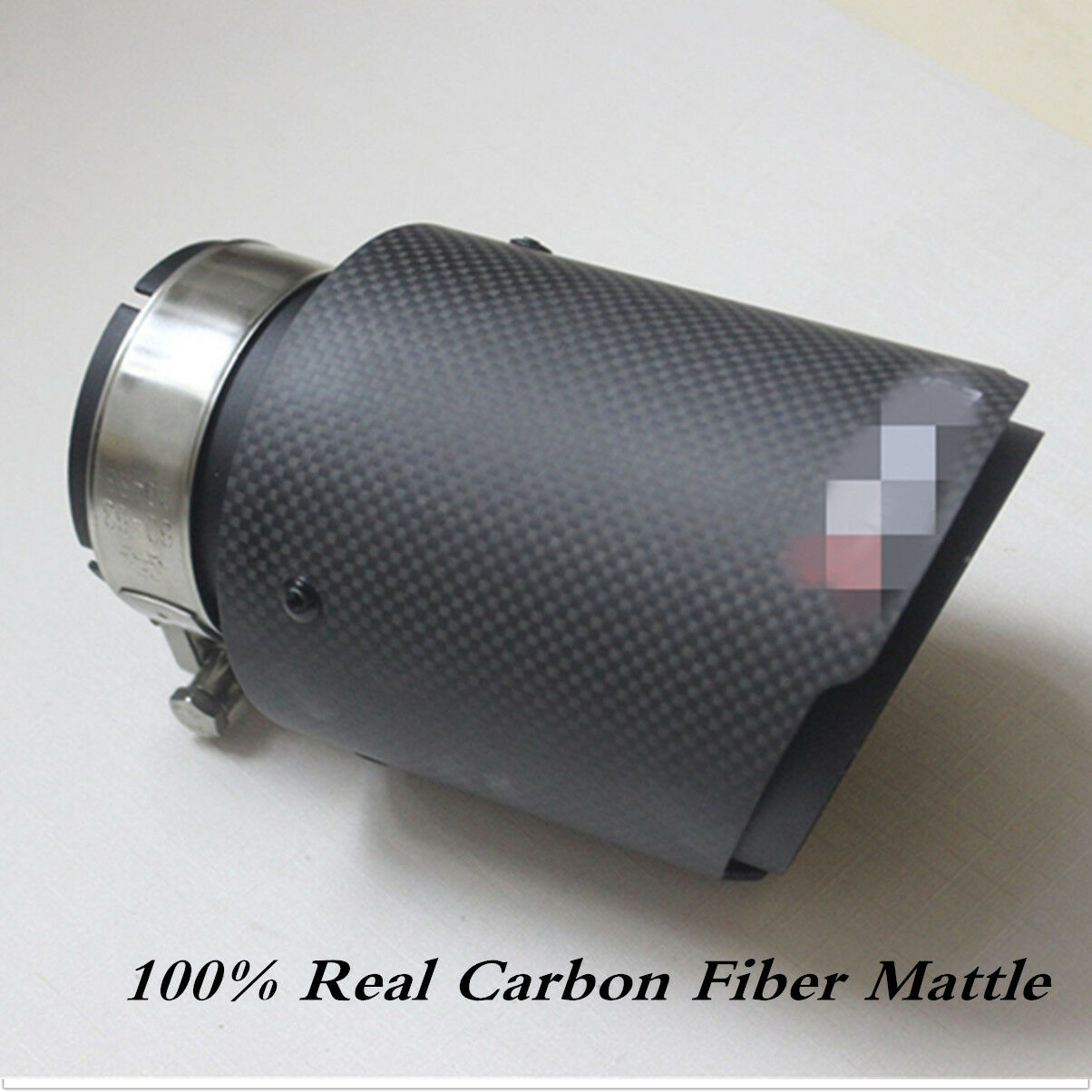 100% Real Carbon Fiber Mattle Exhaust Tips Muffler Car Exhaust Muffler Pipe
