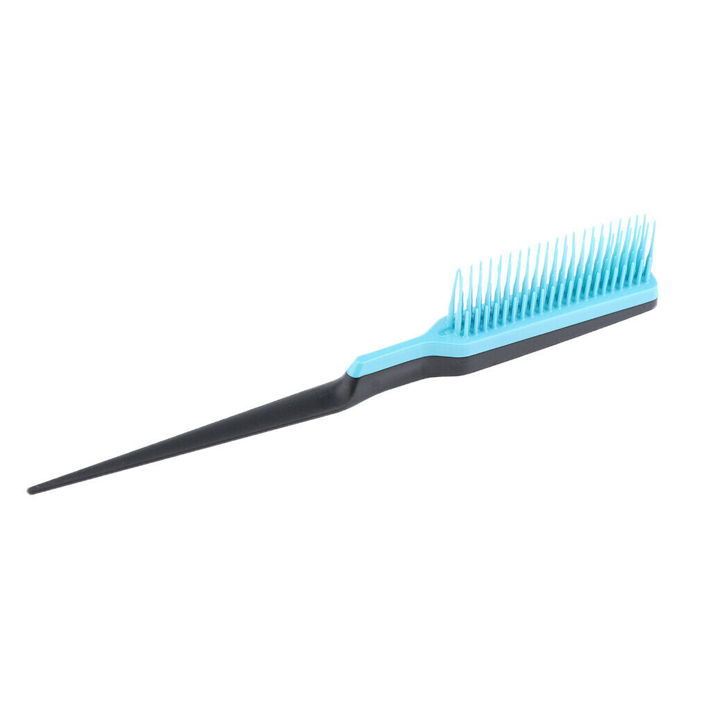 2 Pieces Salon Barber Rat Tail Hairdressing Teasing Brush No Frizz Brush