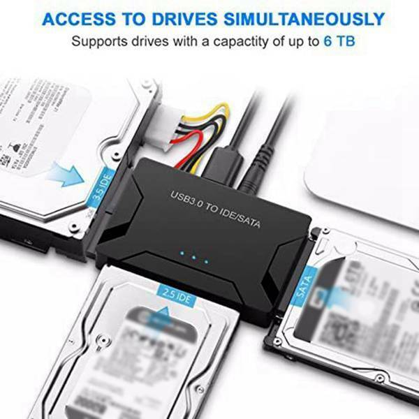 USB 3.0 to SATA IDE ATA Data Adapter 3 in 1 for PC Laptop 2.5Inch 3.5Inch D HaN4