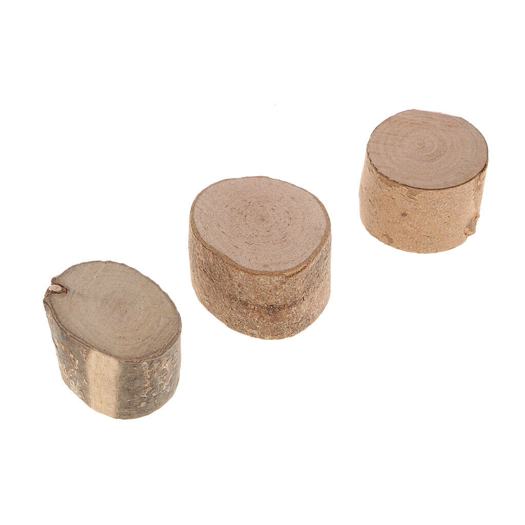 Natural Wooden Blocks Wooden Shapes, Mixed Size,30Pcs Unfinished Wood Blocks