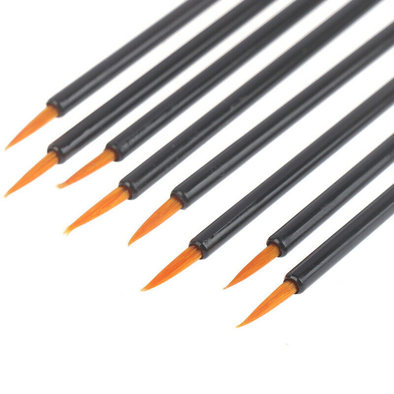 50Pcs Disposable Eyeliner Brushes Individual Applicator Fibre Swab Liner BDEAU