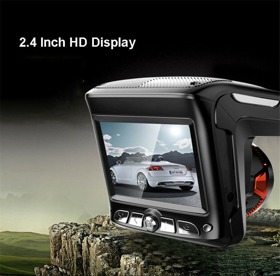 Car Radar Speed Detector Driving Recorder 2 In 1 Combo HD 1080P Dash Cam Camera