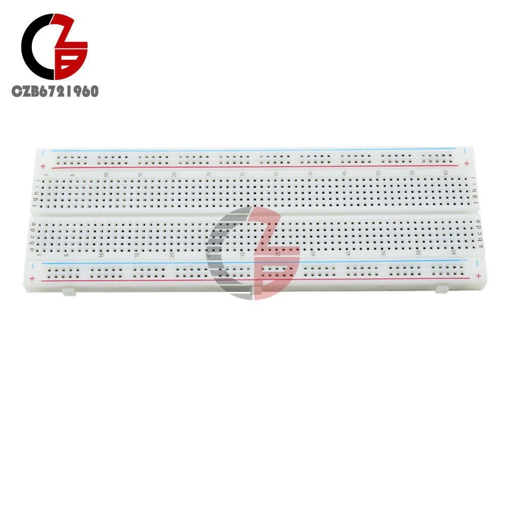 2pcs MB-102 MB102 Breadboard 830 Point Solderless PCB Bread Board Test Develop
