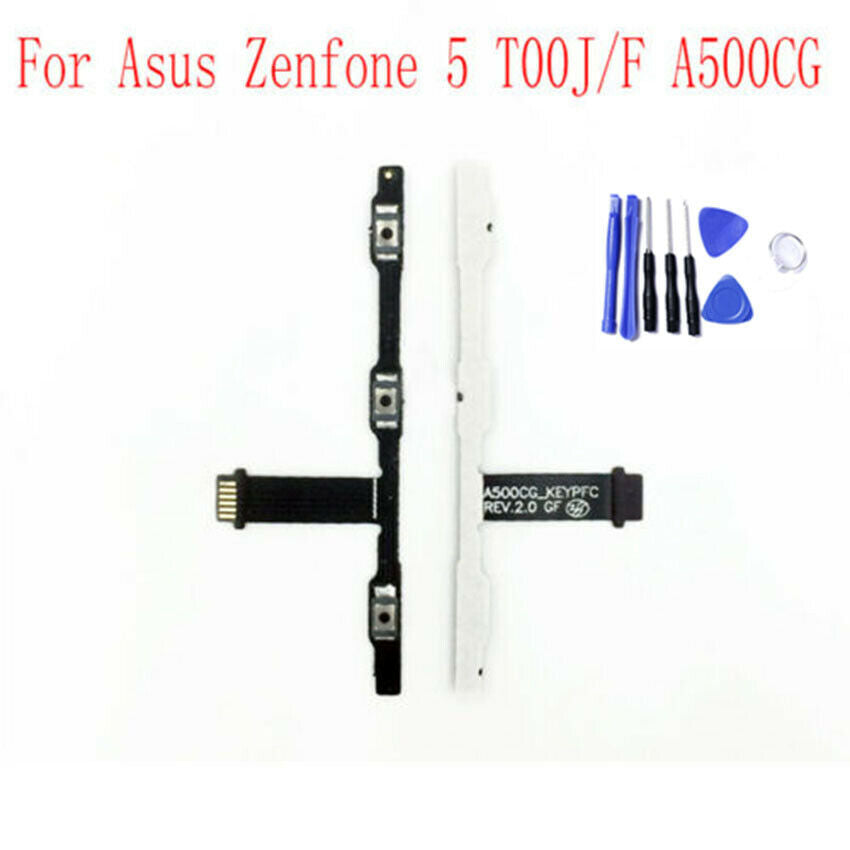 Power Flex Cable Volume Buttons Mute Switch For Asus Zenfone 5 T00J/F A500CG