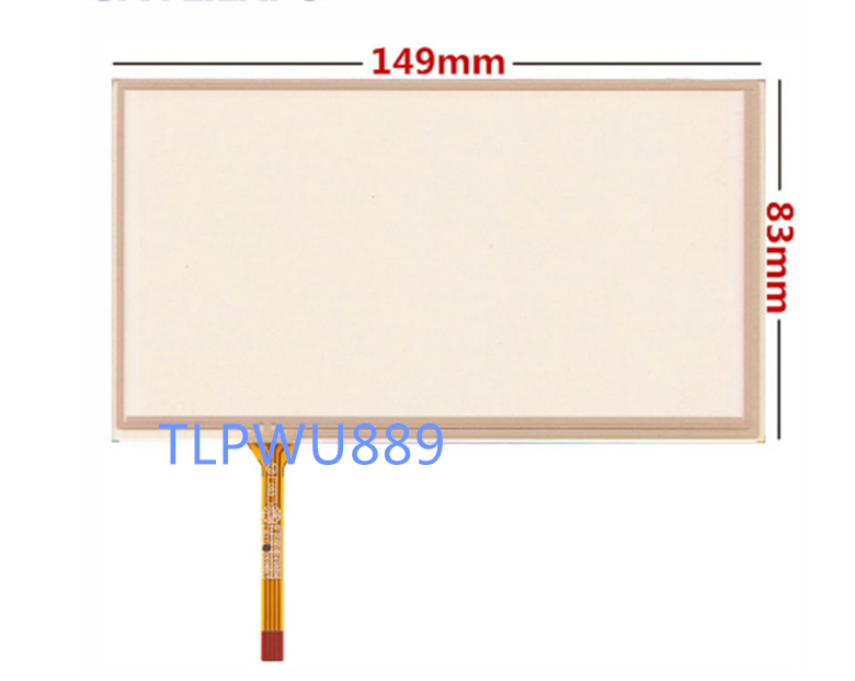 For 6.1" Resistive 149*83mm CLAA061LA0ACW Touch Screen Digitizer  #tlp