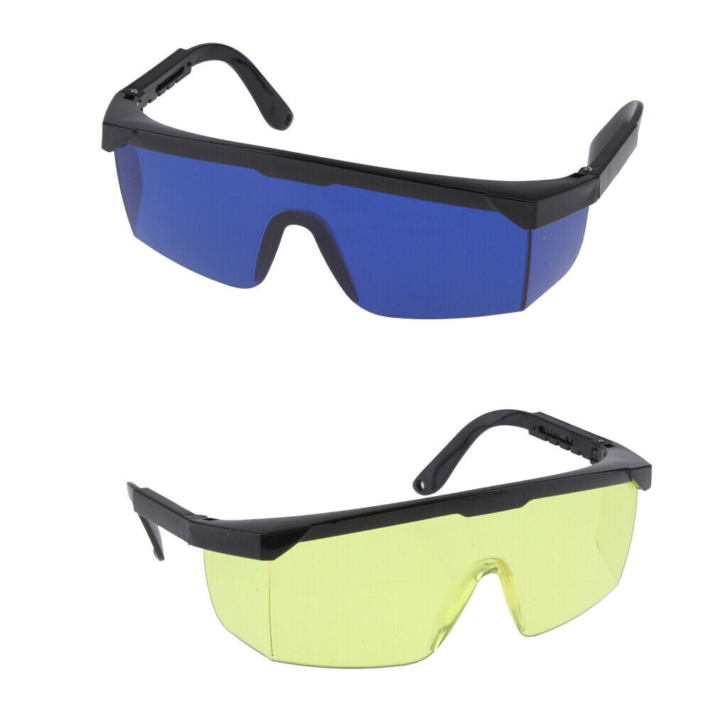 2Pc Welding Cutting Welders Safety Goggles Eye Protection Glasses 15.5 x 5 x