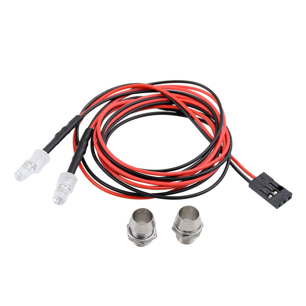 2 red light kit for RC Car 1/5 1/8 1/10 1/12 1/16 HSP