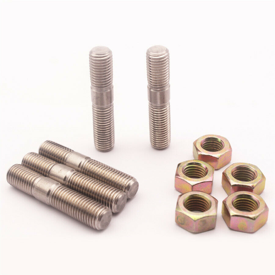 5 Set M10 x 1.25 Turbo Stud Kit for Mitsubishi DSM 1G EVO1~10 RHF5H VF22 Turbos