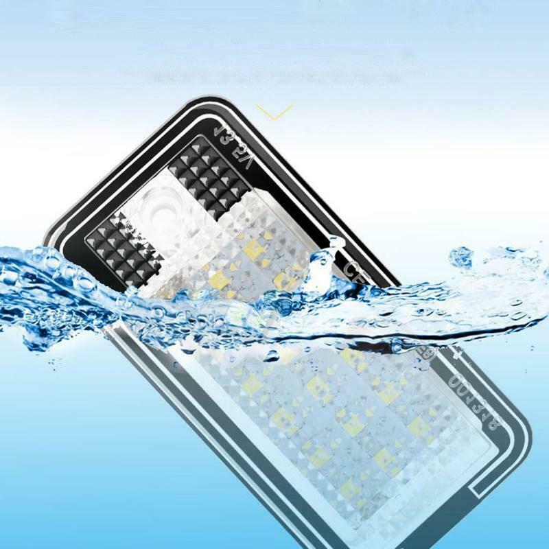 2pcs 18 LED 6500K License Number Plate Light Lamp For A3 S3 A4 S4 A6 C6 A8 S8 Q7