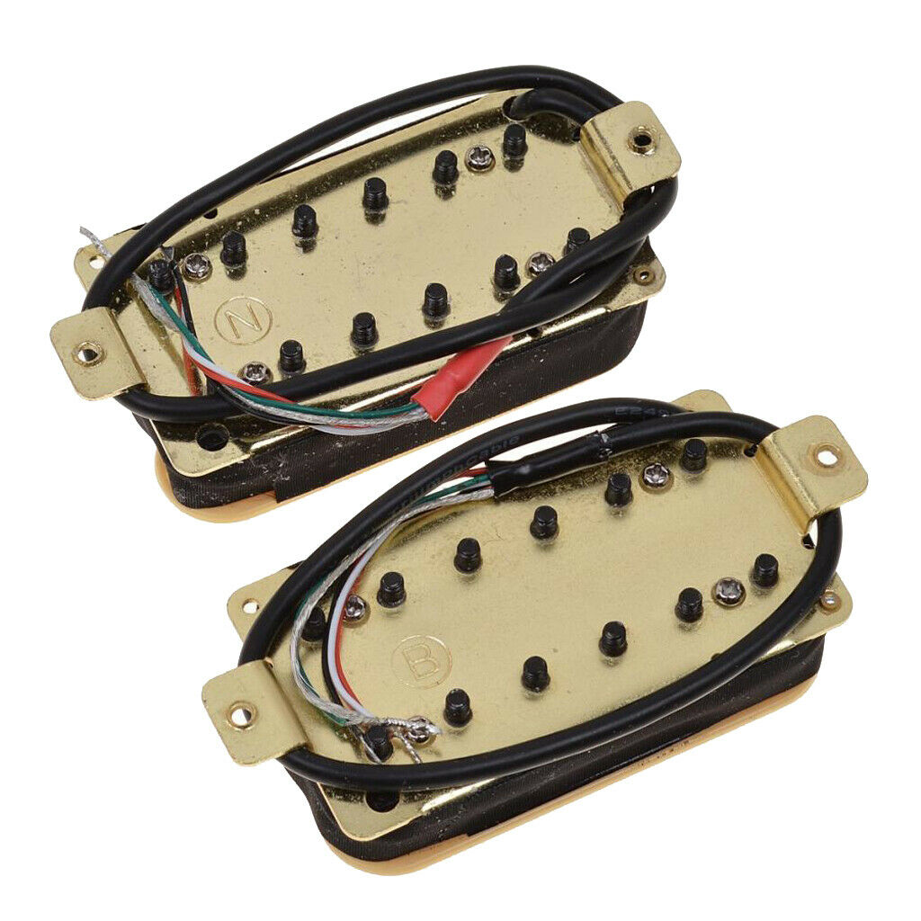Electric Guitar Pickup Humbucker Pickup for Heavy Rhythms Speed Riffs Yellow