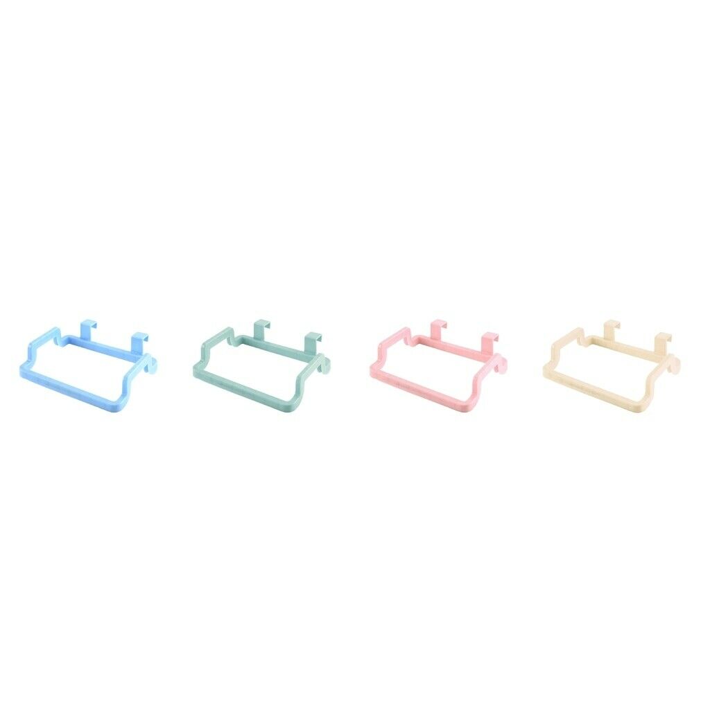 4pcs Multi-function Garbage Bag Rack Shelf for Cabinet Doors Cupboards Frame