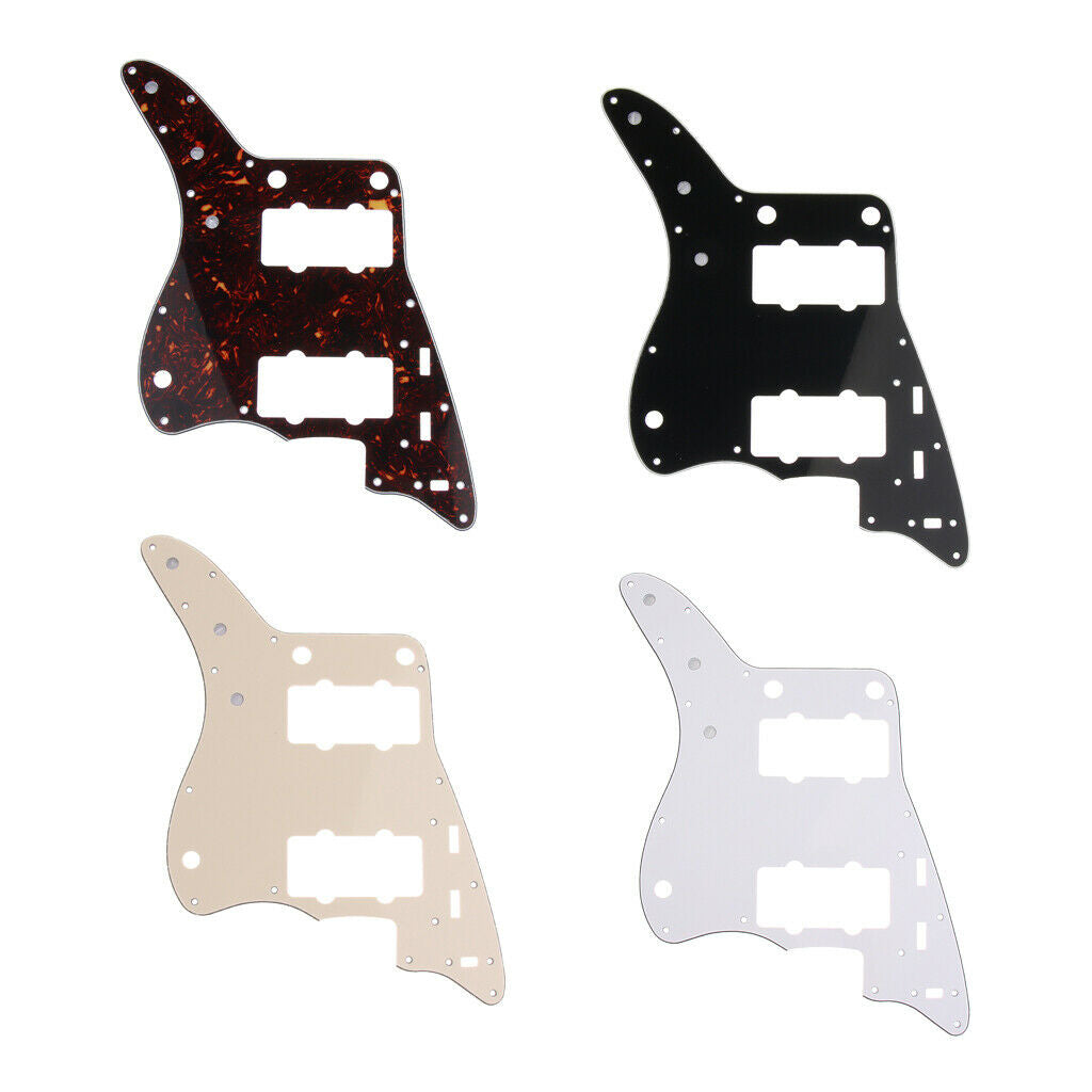 Electric Guitar Pickguard Scratch Plate for Guitar Replacement Parts White