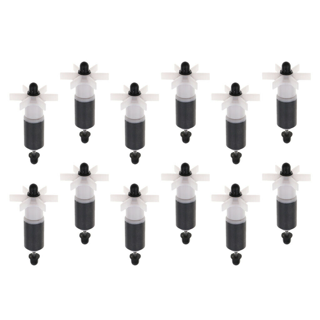 12x Aquarium Canister Motor Impeller Assembly Replacement Spare Parts Ponds