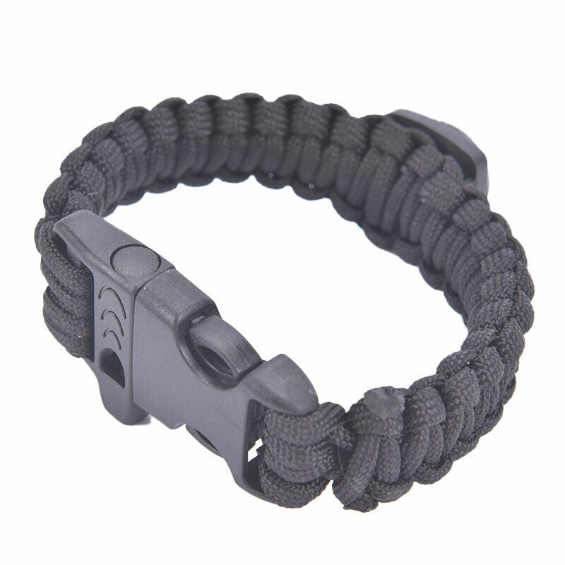 Military Emergency Paracord EDC Bracelet Multifunction Field Survival Com.l8