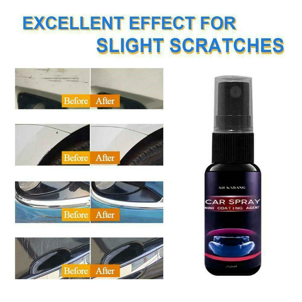 Nano Magic Car Scratch Remover Cloth & Car Nano Repairing Spray Oxidation Liquid