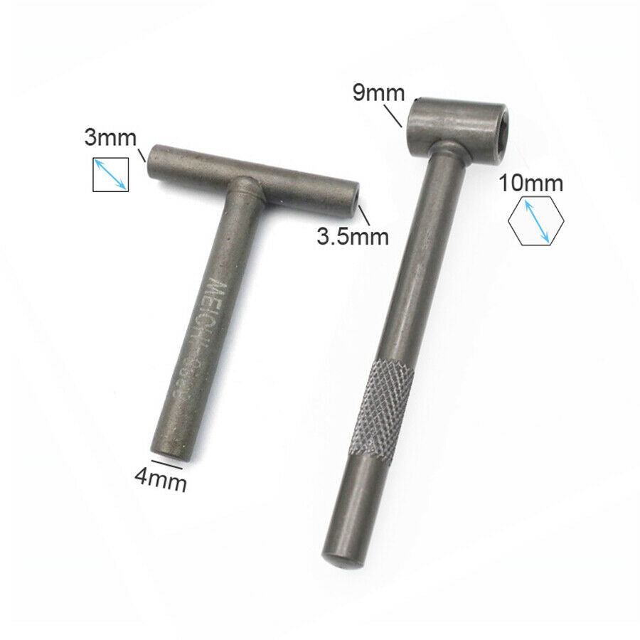 1 Set Scooters Engine Valve Screw Adjusting Spanner Tool+Feeler Gauge 0.02-1mm