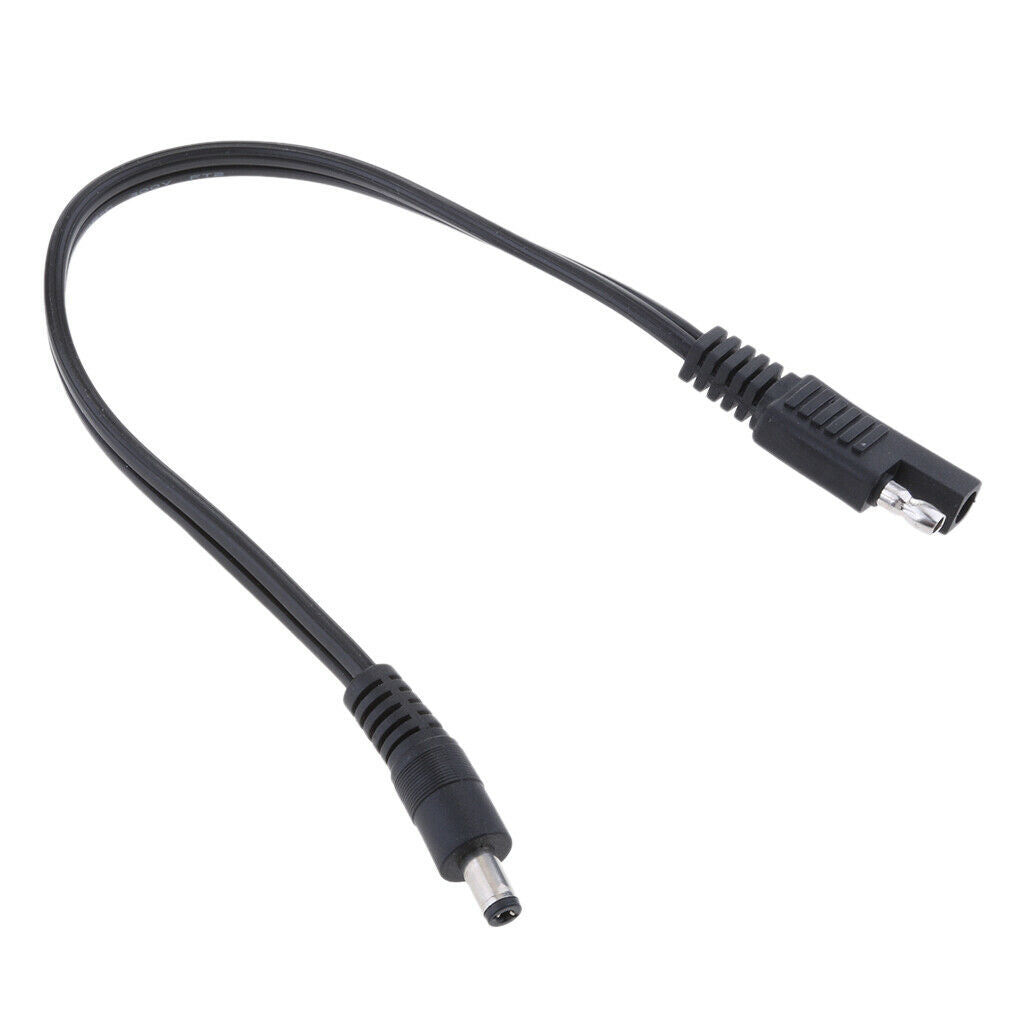 Universal SAE to DC5521 Adapter Cable 10A Car Solar Battery DC Charging Line