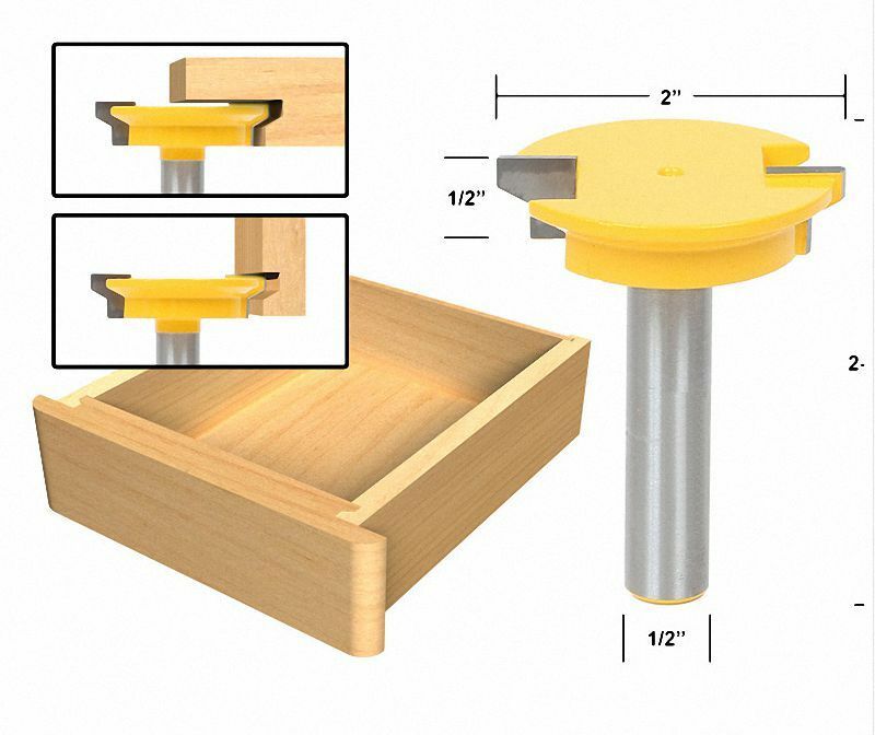5 Pcs Tongue & Groove Mortising Router Bit Set - 1/2" Shank [M1]