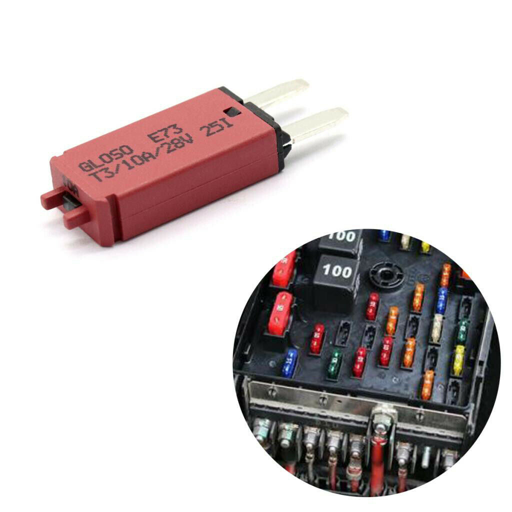Circuit Breaker Small  Fuse 12V-24V Resettable 10A for Marine Boat Car