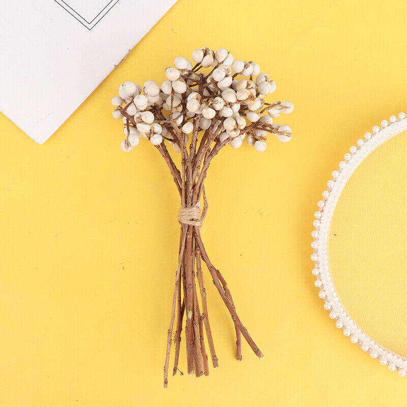 Natural Cotton Balls Ginkgo Dired Flowor Diy Artificial Party Home Decor .l8