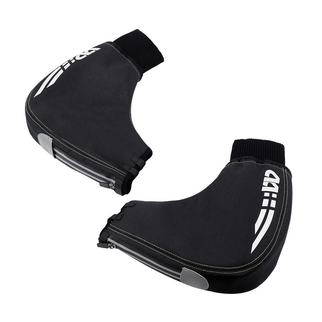 Bike Handlebar Mitts Cyclist Pogies Mittens Thermal Hands Warmer Cover Black