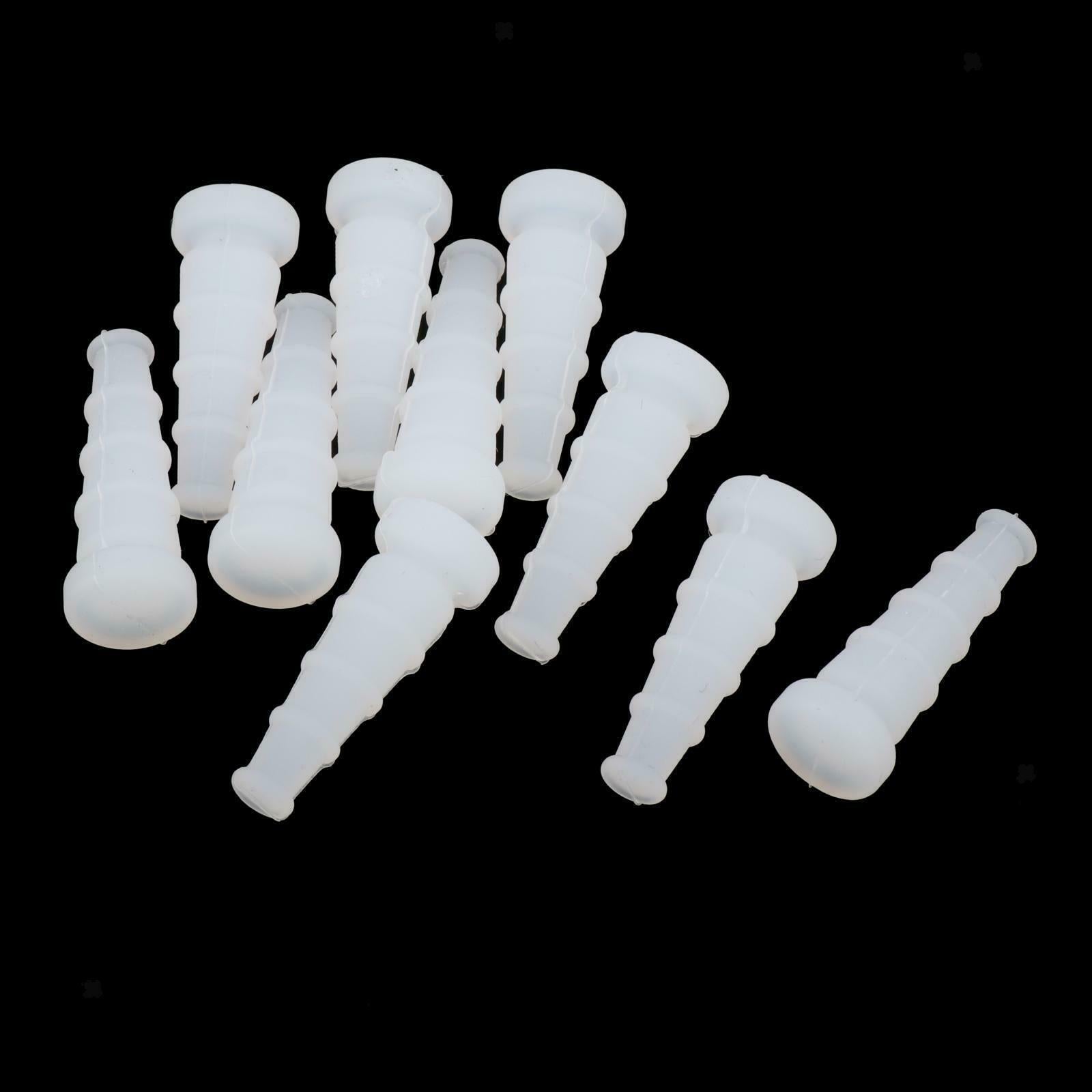 10 Pieces Silicone Plugs for Glass Dispenser Holder Wine Whisky Beer Dispenser