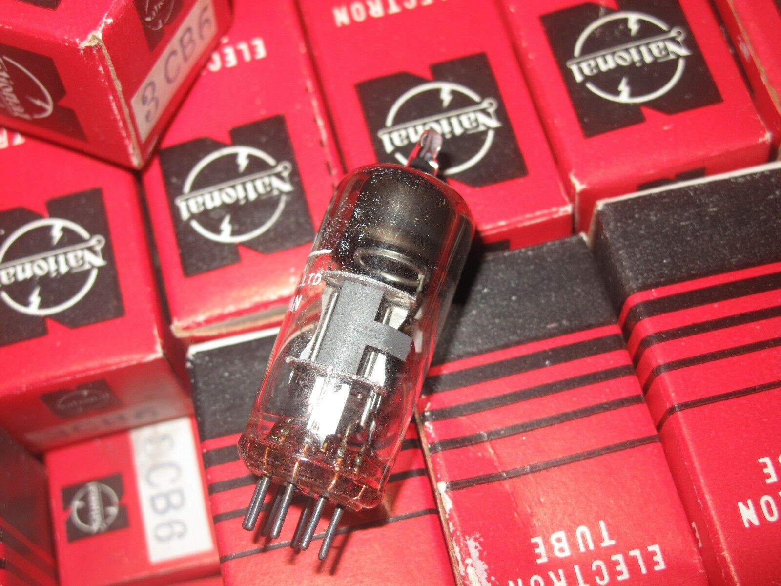 2PCS - MSTSUSHITA/National 3CB6 Vacuum Tube NOS NIB - Japan