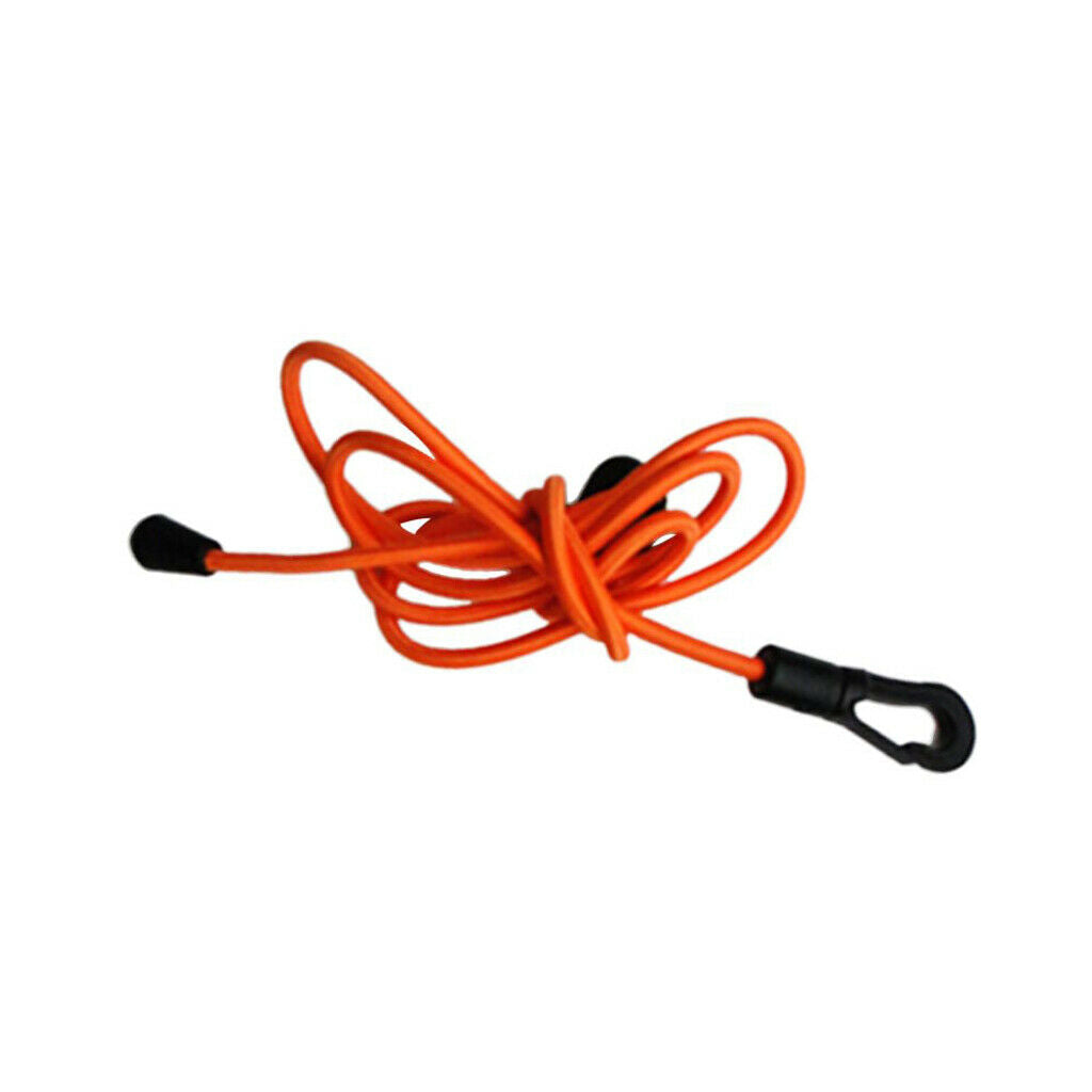 4pcs Kayak Paddle Leash Elastic Boat Canoe Fishing Rod Holder Keeper Accs