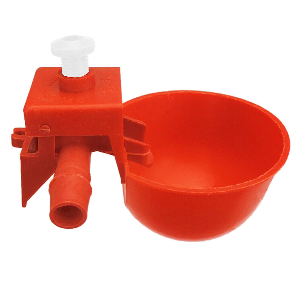 10Pcs Poultry Water Drinking Plastic Chicken Automatic Drinker For Poultry