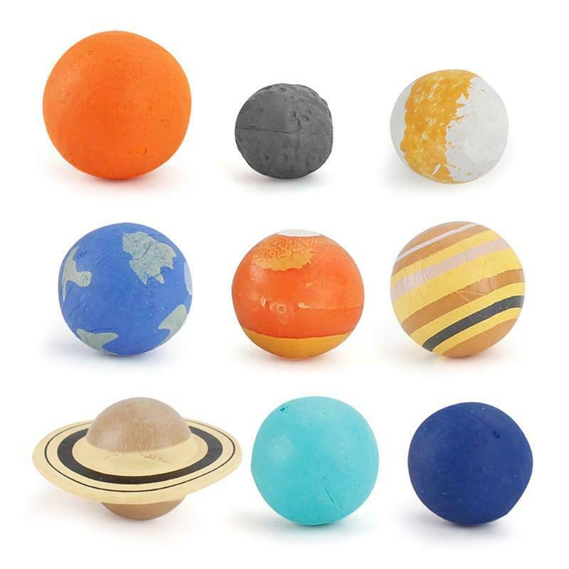 Mini Portable Ball Play Toys Bright Color Plastic Made Scientific Learning Gift