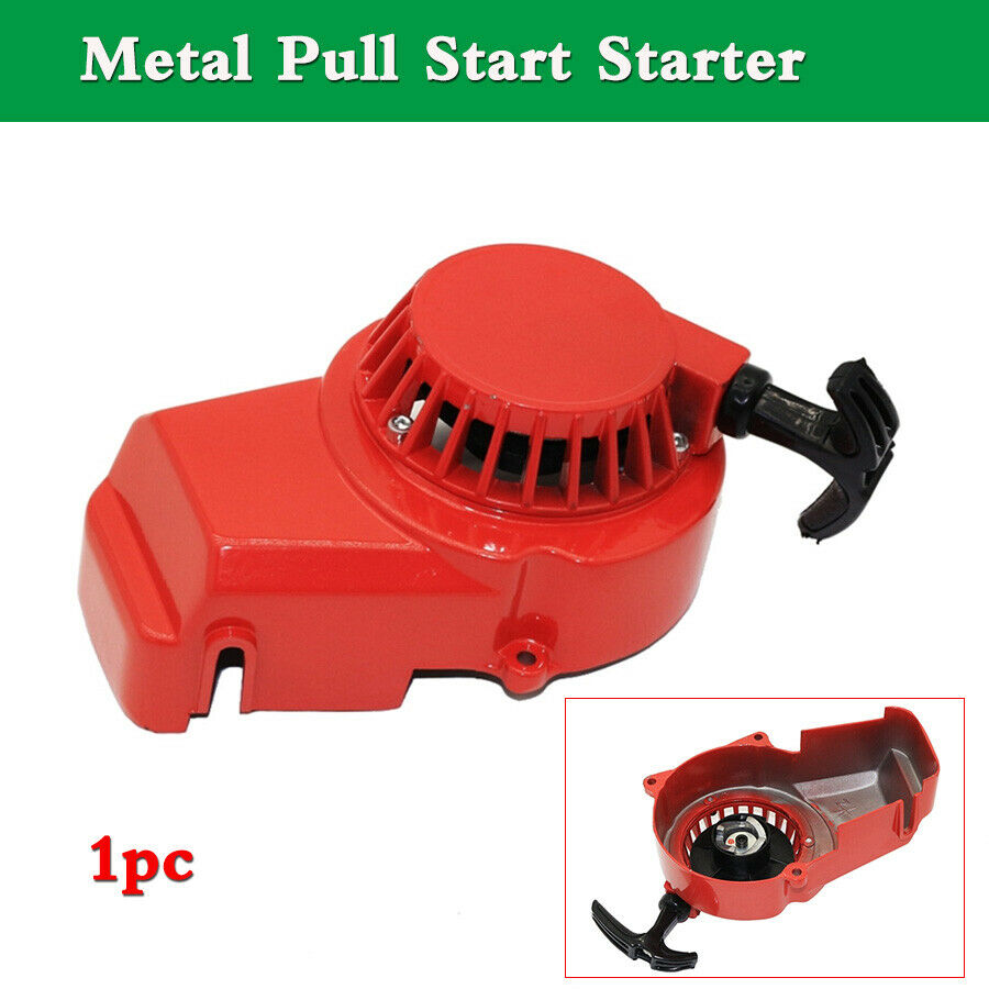 Red Pull Start Starter Recoil For Air Cooled 47cc 49cc Mini Moto/Dirt Quad Bike