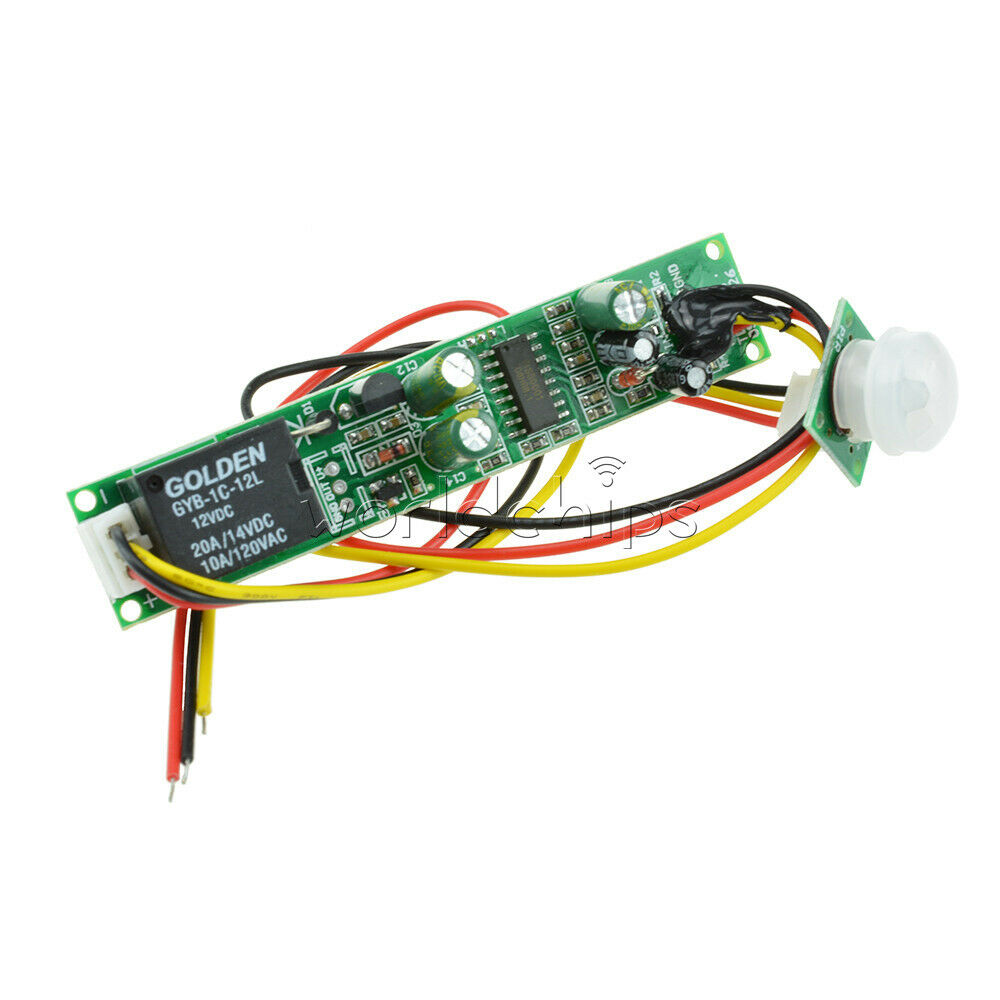 DC 12V 5A Useful IR Pyroelectric Infrared PIR Motion Sensor Detector Module