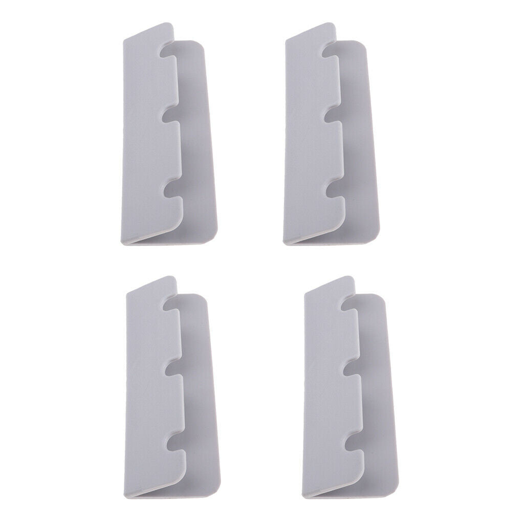 4x PVC Boat Seat Hook Clips Mountings for Rubber Dinghy Raft Yacht Kayak