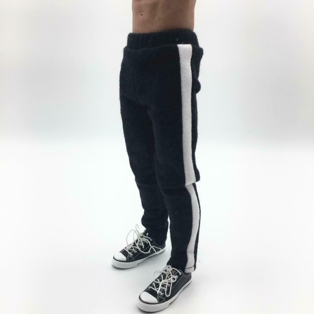 1:6 Men 18cm Side-striped Pants for 12inch Enterbay DID Dress up Accessory