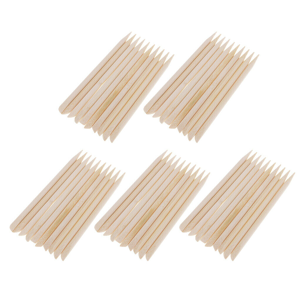 50x Wooden Stylus Artist Brush Tool Supplies Kid's Scratch Art Surfaces